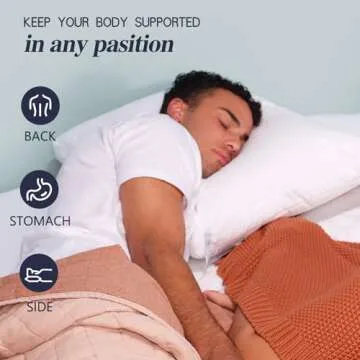 Nuzzle Cooling Adjustable Pillow for Comfortable Sleep