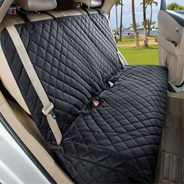 VIEWPETS Bench Car Seat Cover Protector - Waterproof, Heavy-Duty and Nonslip Pet Car Seat Cover for ...