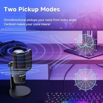 Retekess TG201 Microphone with RGB Lights & Noise Cancellation