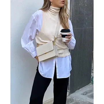 Buy JW PEI Women's Mini Flap Crossbody in Ivory Lizard