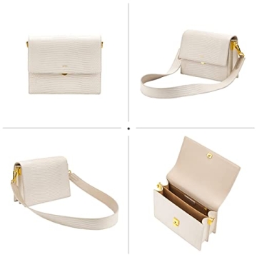 Buy JW PEI Women's Mini Flap Crossbody in Ivory Lizard