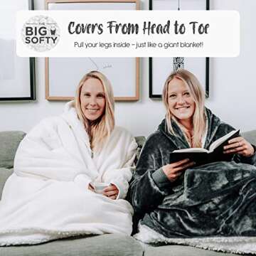 Trekki Oversized Hoodie Blanket for All Ages