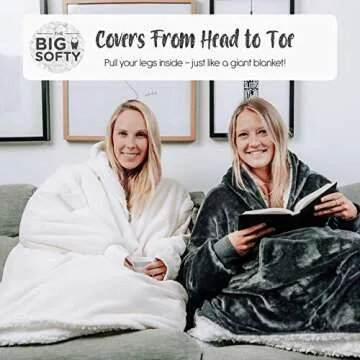 Trekki Oversized Hoodie Blanket for All Ages