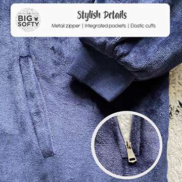 Trekki Oversized Hoodie Blanket for All Ages