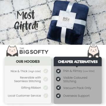 Trekki Oversized Hoodie Blanket for All Ages