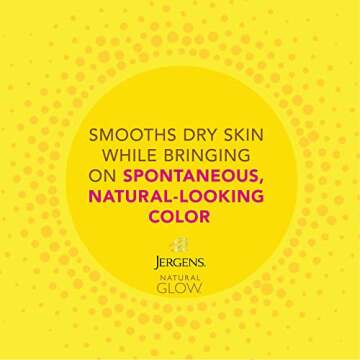 Jergens Natural Glow Instant Sun Sunless Tanning Moisturizer + Bronzer, Self Tanner, Deep Bronze, for Natural-Looking Tan, 6 Ounce