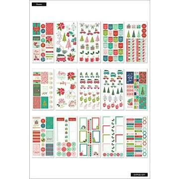 The Happy Planner Sticker Pack for Calendars, Journals and Projects –Multi-Color, Easy Peel – Sc...