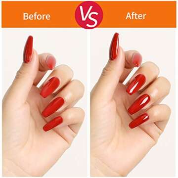 TOMICCA Dip Powder Liquid Set - 15ML Dipping Powder Base Top Coat and Activator, 2 in 1 Nail Dip Liquid Set for Dipping Powder Nail Kit