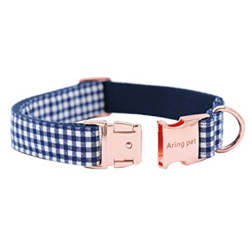 Adorable ARING PET Bowtie Dog Collar - Adjustable for All Dogs (M) 13.5-22"