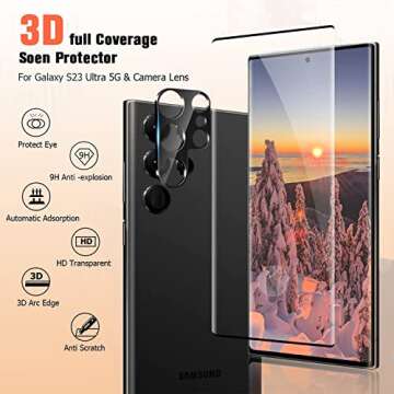 XDesign Galaxy S23 Ultra Screen Protector - 9H Tempered Glass