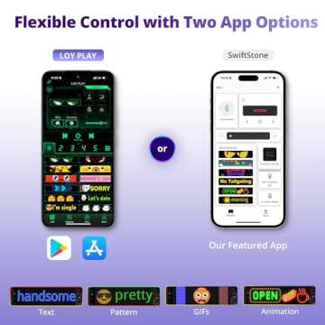 Light Sign for Car - AI Voice & Bluetooth Control