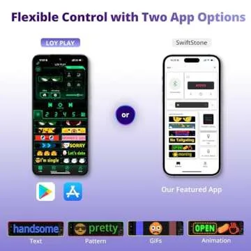Light Sign for Car - AI Voice & Bluetooth Control