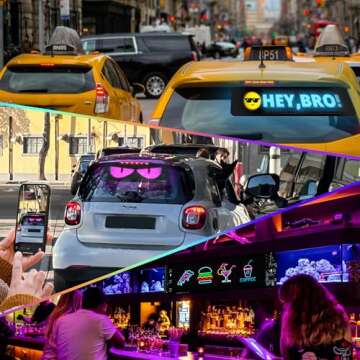 Light Sign for Car - AI Voice & Bluetooth Control