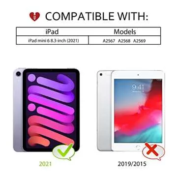 iCarez Anti-Glare Matte Screen Protector for iPad Mini 6 & 7