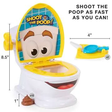 Brybelly Shoot The Poop Game - Fun for Family and Friends