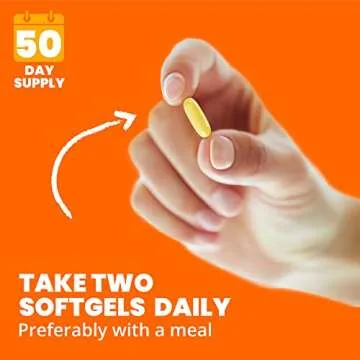 Sundown Fish Oil 1200 mg, Omega-3 Dietary Supplement, Supports Heart Health, 100 Softgels (Packaging May Vary)