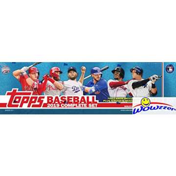 2019 Topps Baseball MASSIVE 706 Card Complete EXCLUSIVE Factory Set with (2) PETE ALONSO & (2) VLADIMIR JR ROOKIES & Bonus WOWZZER Mystery Pack with AUTO or MEM Card! Includes ALL Series 1 & 2 Cards!