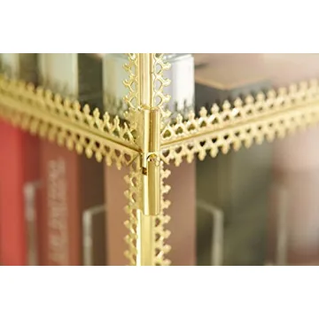 Elegant Gold Lipstick Organizer for Makeup Lovers