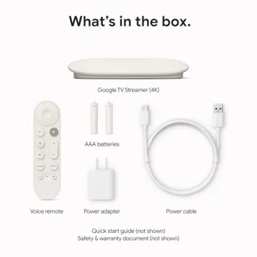 Google TV Streamer 4K with Voice Search and 32GB Storage