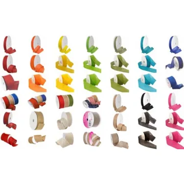 Morex Burlap Wired Ribbon 2.5" x 10 YD - Rose Red