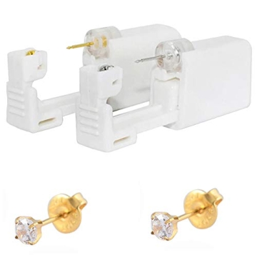 CHUANCI Disposable Sterile Ear Piercing Unit - Pain-Free Design, Stylish Studs