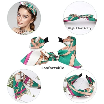 Jaciya 6-Piece Knotted Bow Headbands for Women