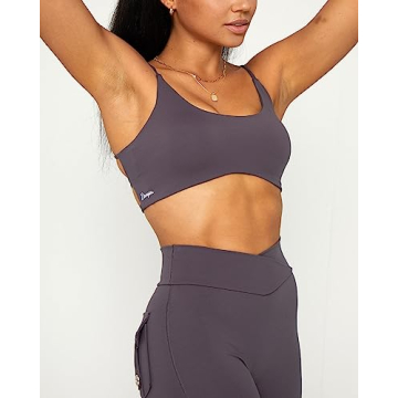 Danysu Backless Sports Bra Stylish Light Support for Women