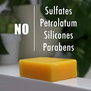 Amphibian Organics Turmeric Soap - All Natural Gentle Cleanser for All Skin Types. No Stain Face & Body Cleanser for Men, Women & Teens.