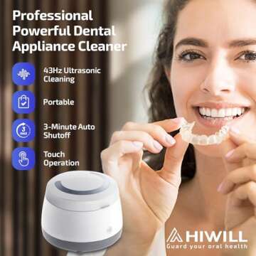 Retainer Cleaning Machine - Ultrasonic Cleaner for Dental Care