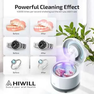 Retainer Cleaning Machine - Ultrasonic Cleaner for Dental Care