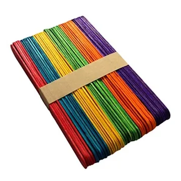 Colored Jumbo Craft Sticks - Perfect for Creative Projects