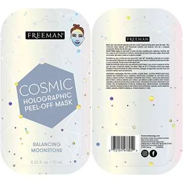 Freeman Beauty Face Masks Skincare Collection - Peel-Off, Clay, Gel and Sheet Mask, Silicone Brushes, and Peel Pad, 16 Count