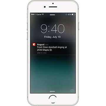 August Home AB-R1 Silver August Doorbell Camera, 1st generation, 1 x 2.9 x 2.9