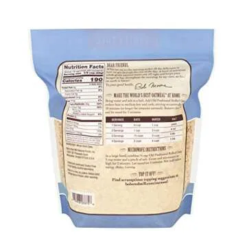 Bob's Red Mill Gluten Free Rolled Oats - 32oz Pack of 4