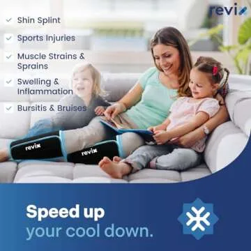 REVIX Calf Shin Ice Packs for Effective Pain Relief