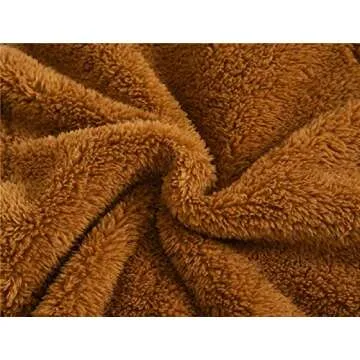 Toddler Girls Boys Fleece Hoody Jacket Zip Up Teddy Coat Warm Winter Outwear