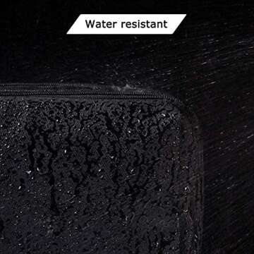 BAGSMART Toiletry Bag for Men, Travel Toiletry Organizer Dopp Kit Water-resistant Shaving Bag for Toiletries Accessories, Door Room Essentials,Black-large