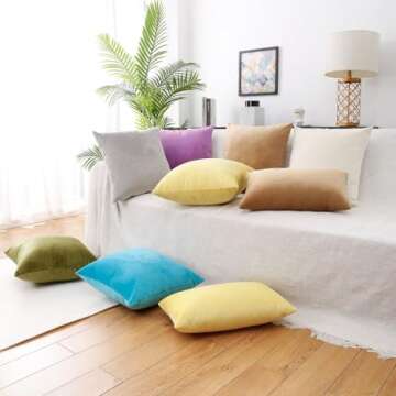 MoonRest® Synthetic Down Alternative 16x16 Square Pillow Insert Form, for Decorative Throw Pillow, Sofa, Cushions, Body and Bed - Pack of 2- Size 16” X 16”