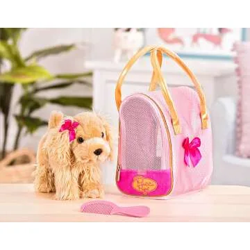 Cocker Spaniel Stuffed Puppy with Cute Bag