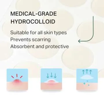 Y'OUR Hydrocolloid Acne Patches - 56 Count for Acne Healing