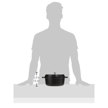 STAUB Dutch Oven 4-qt Round Cocotte Made in France