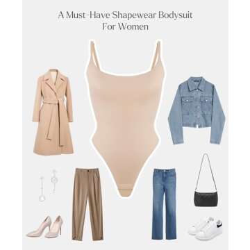 Popilush Tank Top Bodysuits for Women - Comfort Meets Style