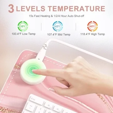 HAOCOO Heated Desk Pad - Cozy Warmth for Your Office