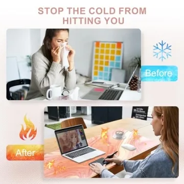HAOCOO Heated Desk Pad - Cozy Warmth for Your Office