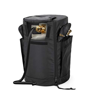 Samdew 20 lb Propane Gas Tank Cover with Unique Features for Outdoor Use