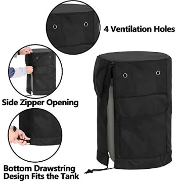 Durable samdew 20 lb Propane Tank Cover with Storage Features