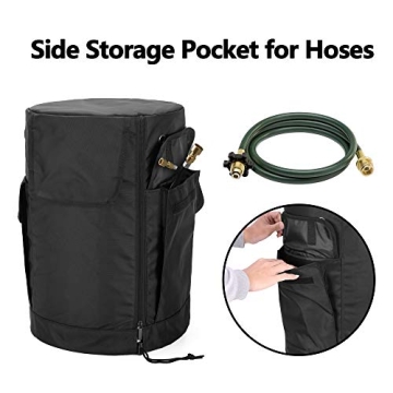 Durable samdew 20 lb Propane Tank Cover with Storage Features