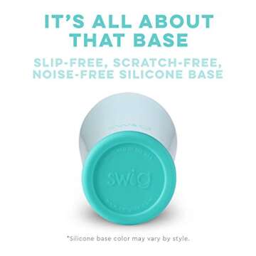 Swig Life 22oz Tumbler, Insulated Coffee Tumbler with Lid, Cup Holder Friendly, Dishwasher Safe, Stainless Steel, Large Travel Mugs Insulated for Hot and Cold Drinks (O Christmas Tree)