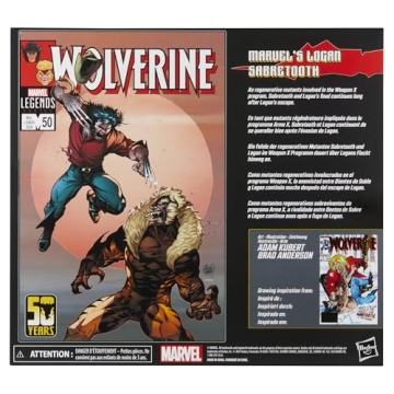 Marvel Wolverine 50th Anniversary Sabretooth Action Figures
