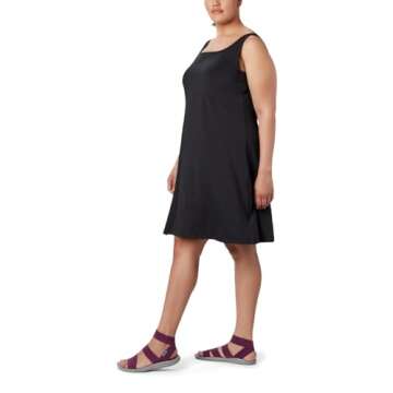 Columbia Womens PFG Freezer III Sun Dress, Black, Medium